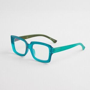 CHICO'S - Matte Teal Green Readers - 2.5 Strength - NWT